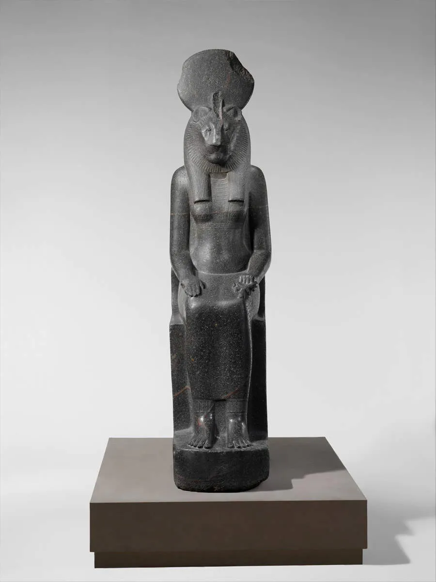 egyptian mythology sakhmet statue met museum