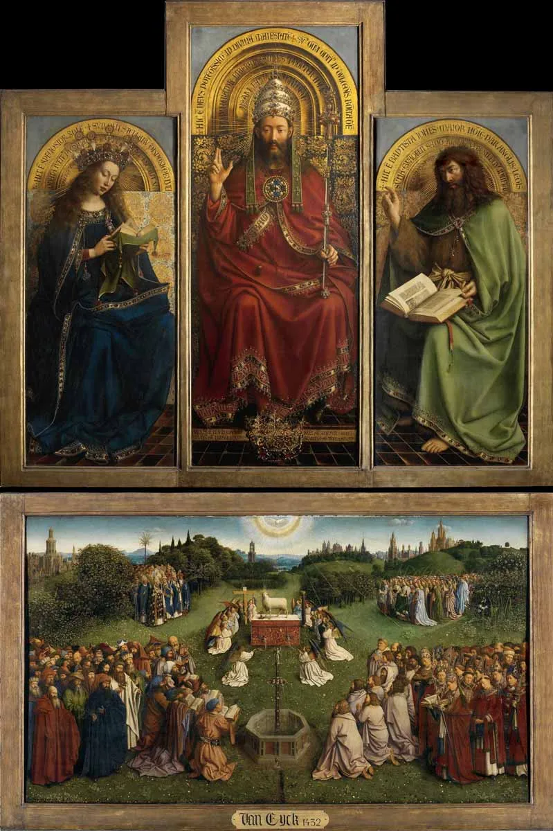 jan van eyck ghent altarpiece main 1432