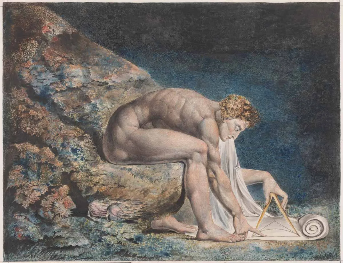 william blake newton painting