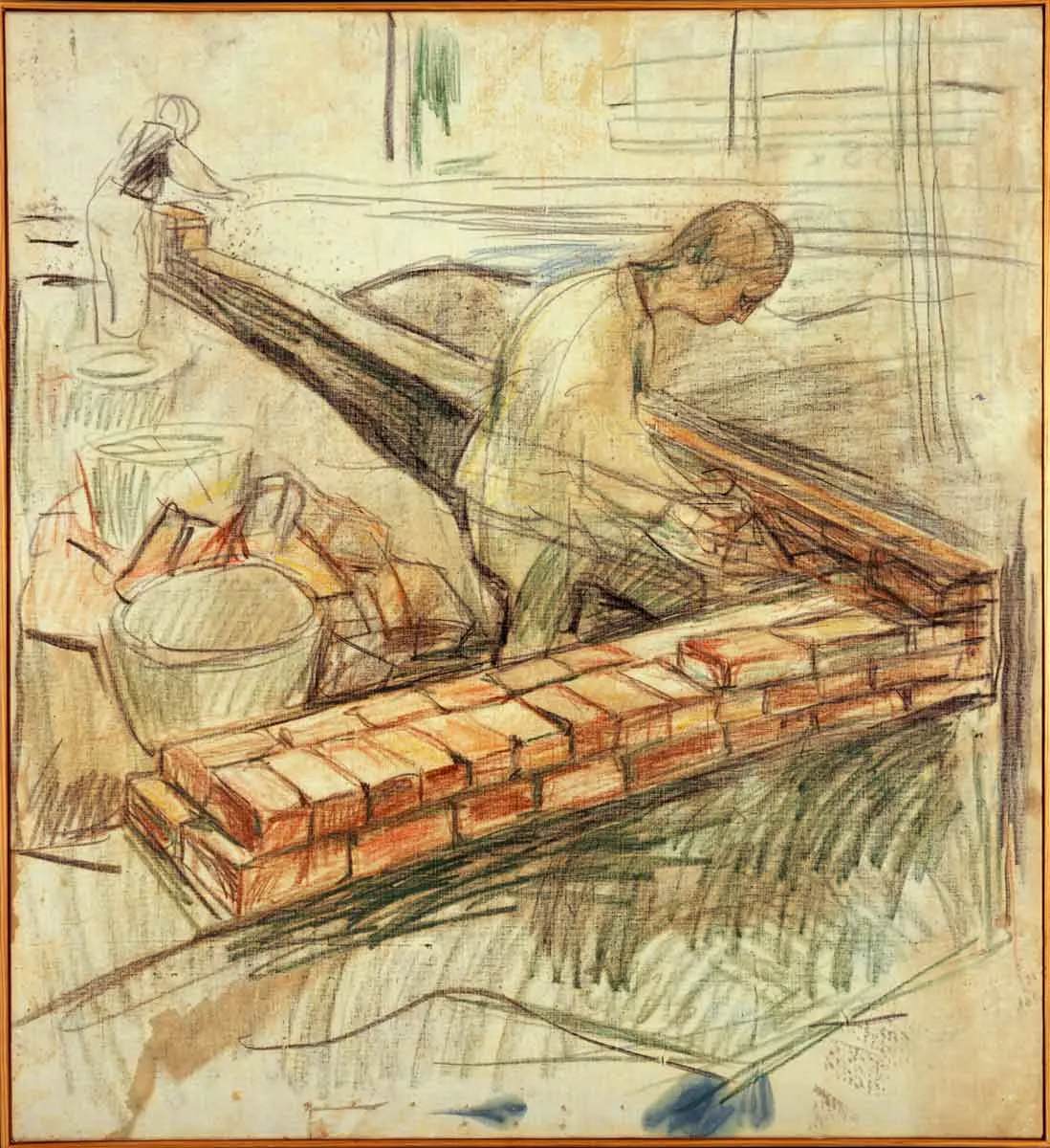 edvard munch bricklayer