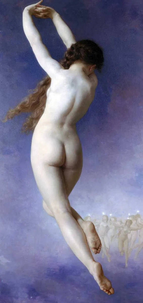 bouguereau lost pleiad painting