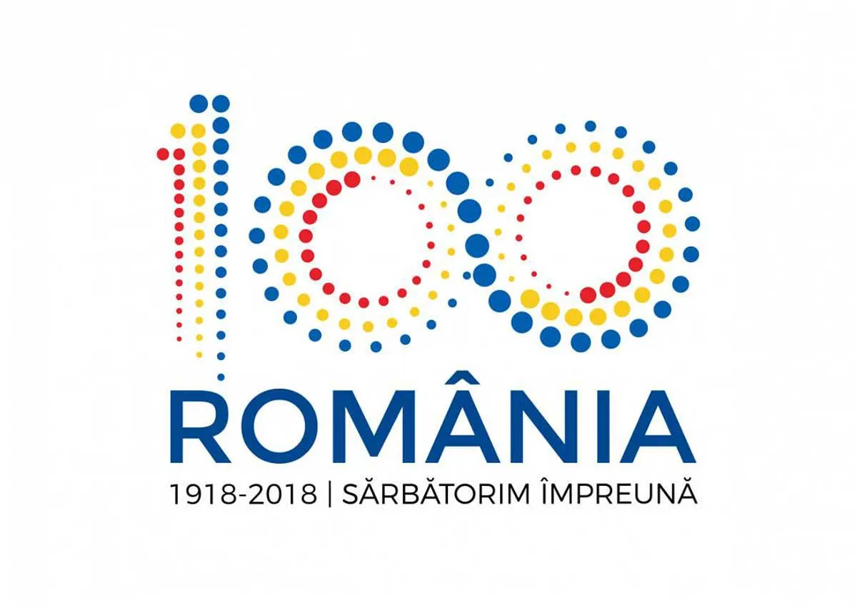 romania centennial logo