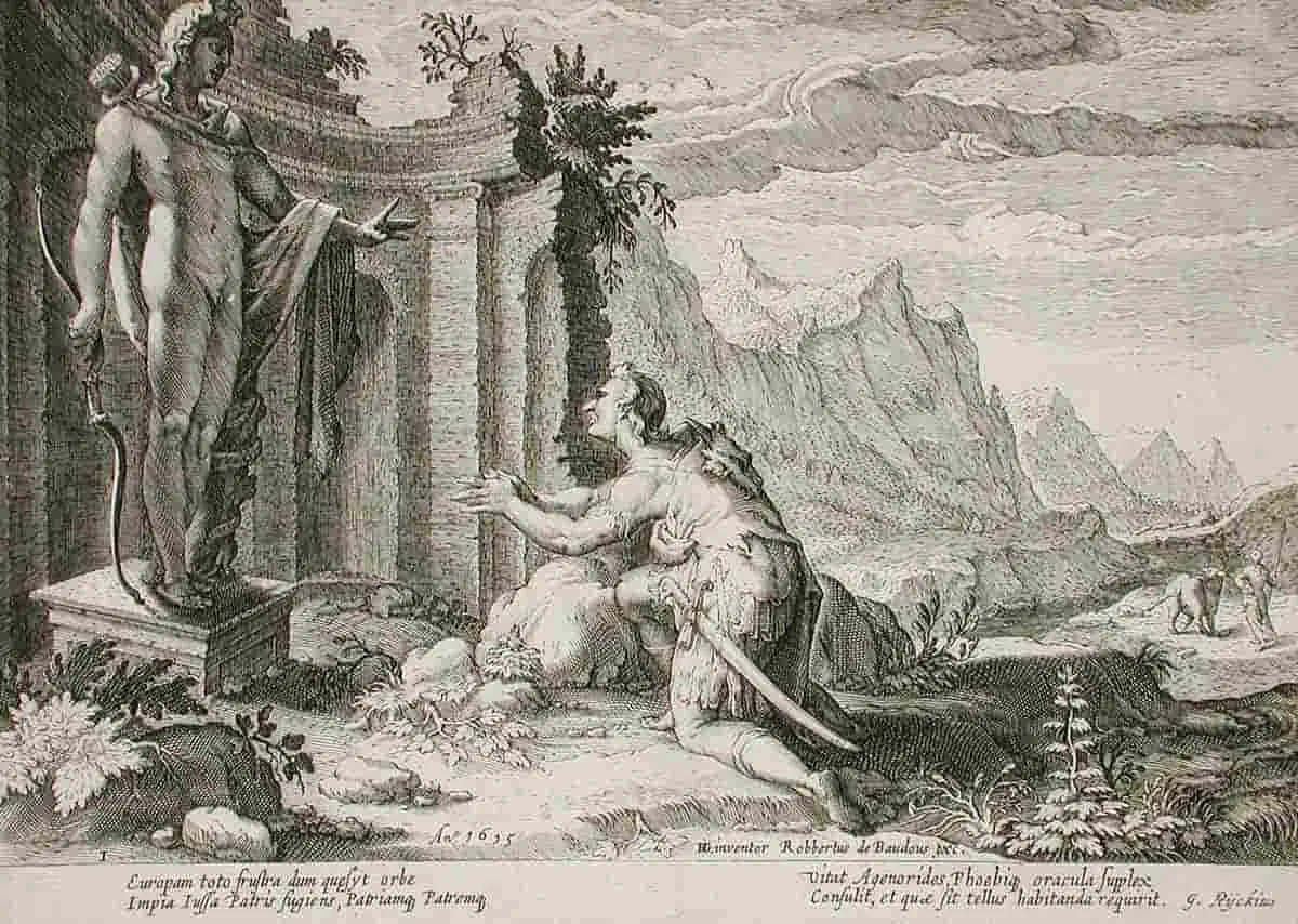 goltzius cadmus delphic oracle europa engraving