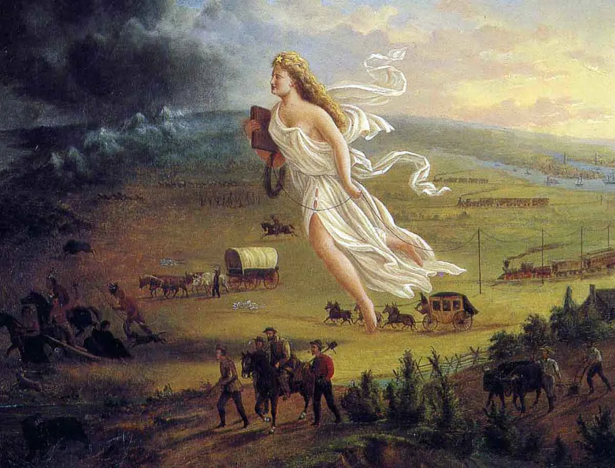 manifest destiny painting