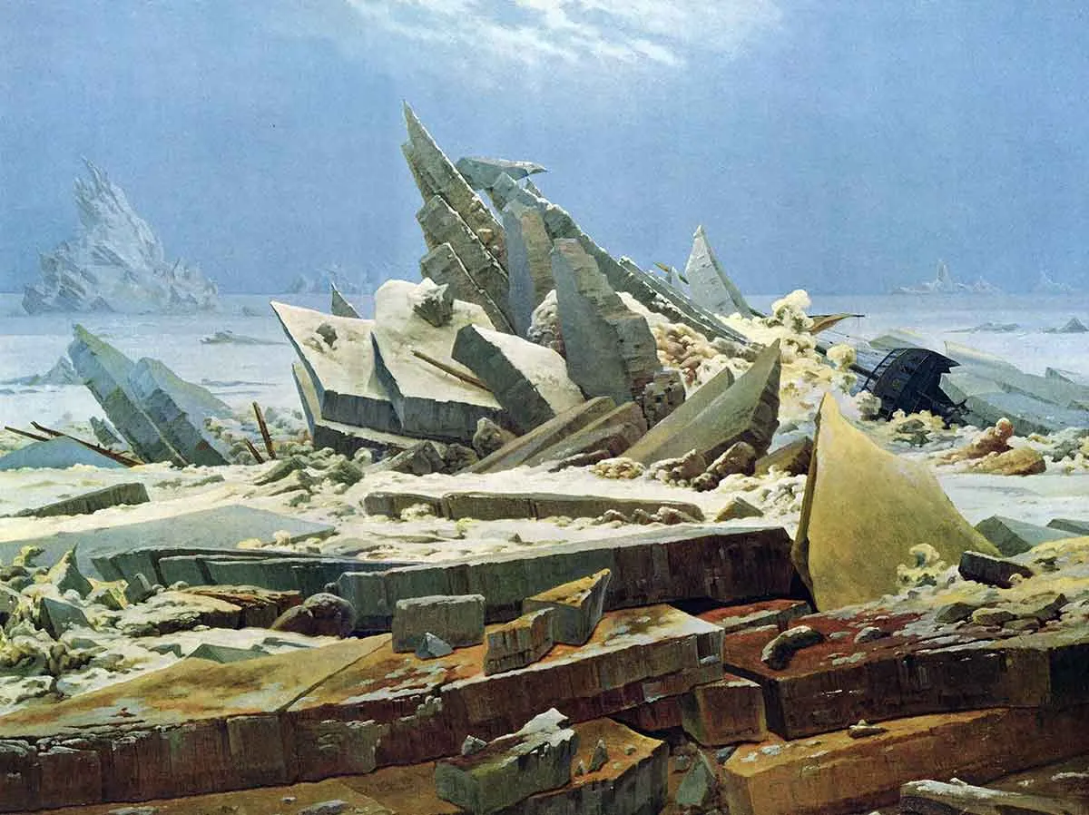 caspar david friedrich sea of ice painting