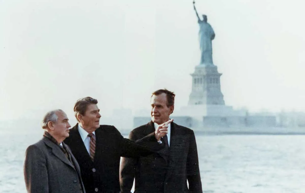 gorbachev reagan bush nyc