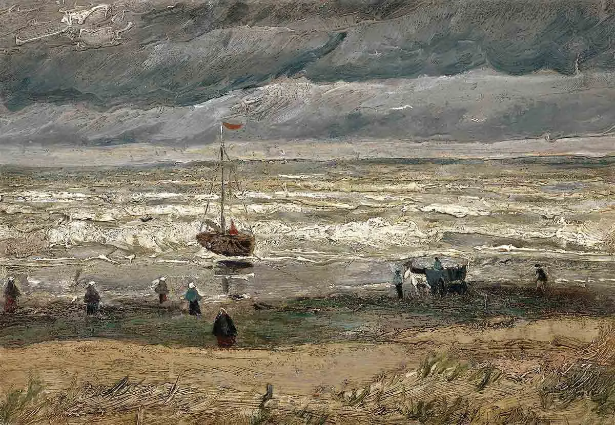 vincent van gogh view of sea painting