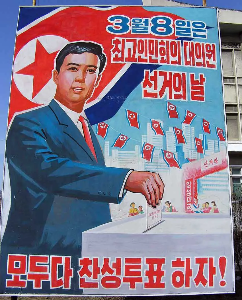 lets all vote yes north korea