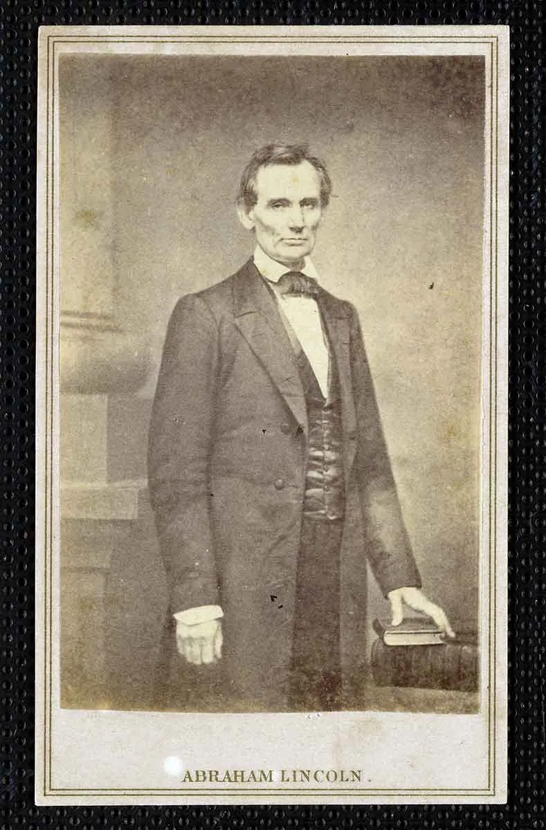 abraham lincoln standing portrait