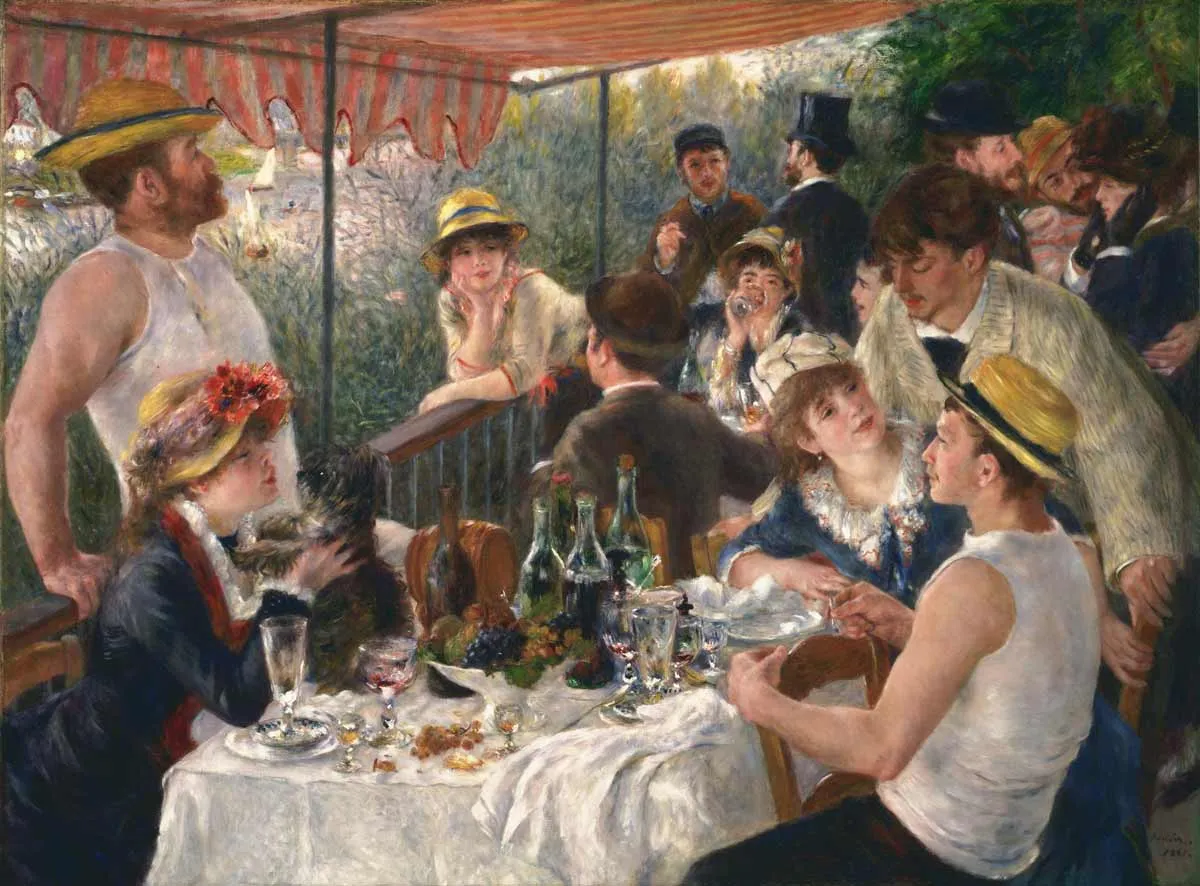 pierre auguste renoir luncheon painting