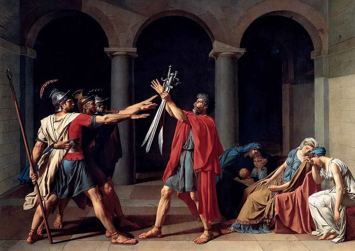 jacques louis david oath painting