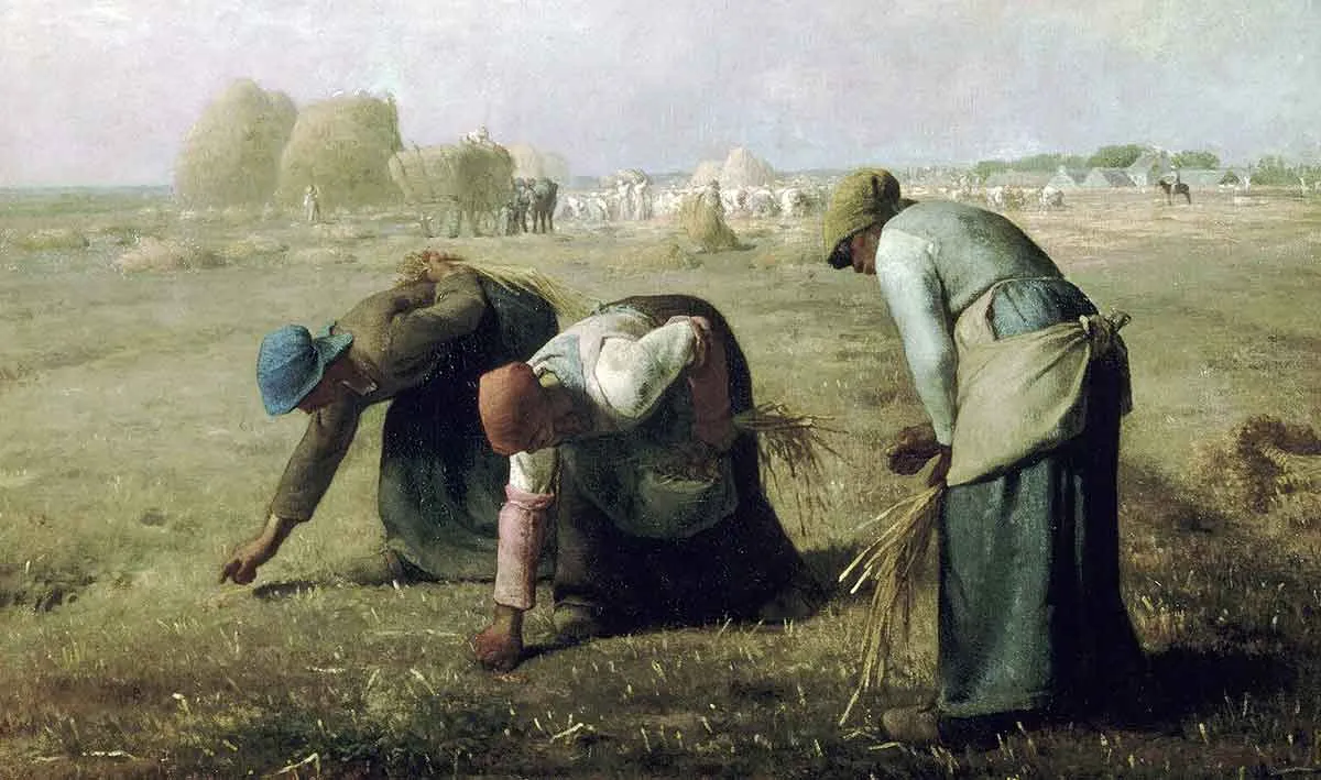 jean franc╠ºois millet gleaners painting