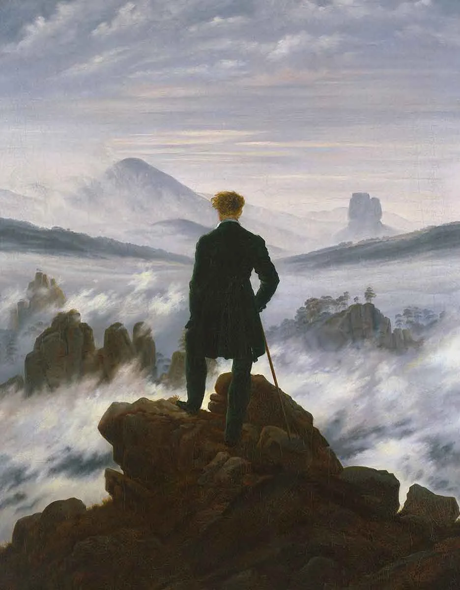 caspar david friedrich wanderer painting