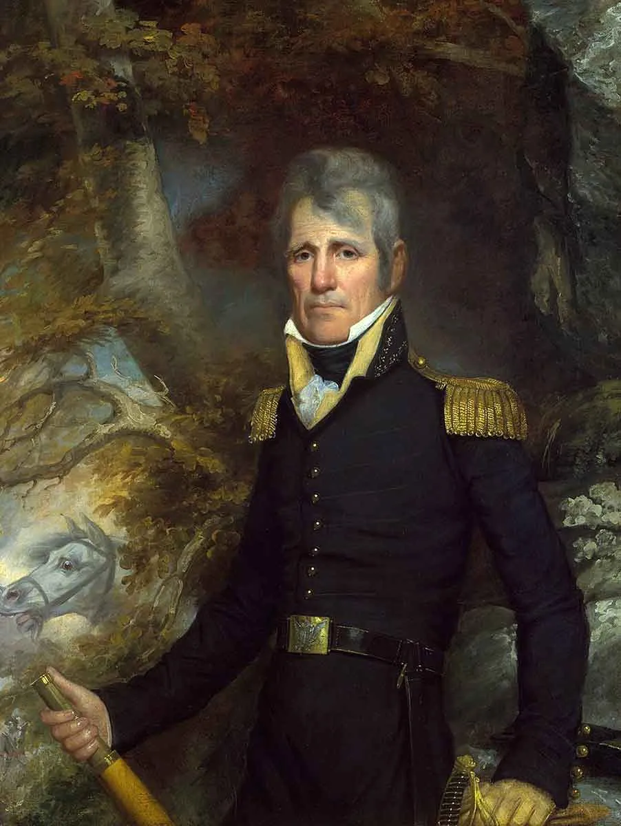 young andrew jackson general american army