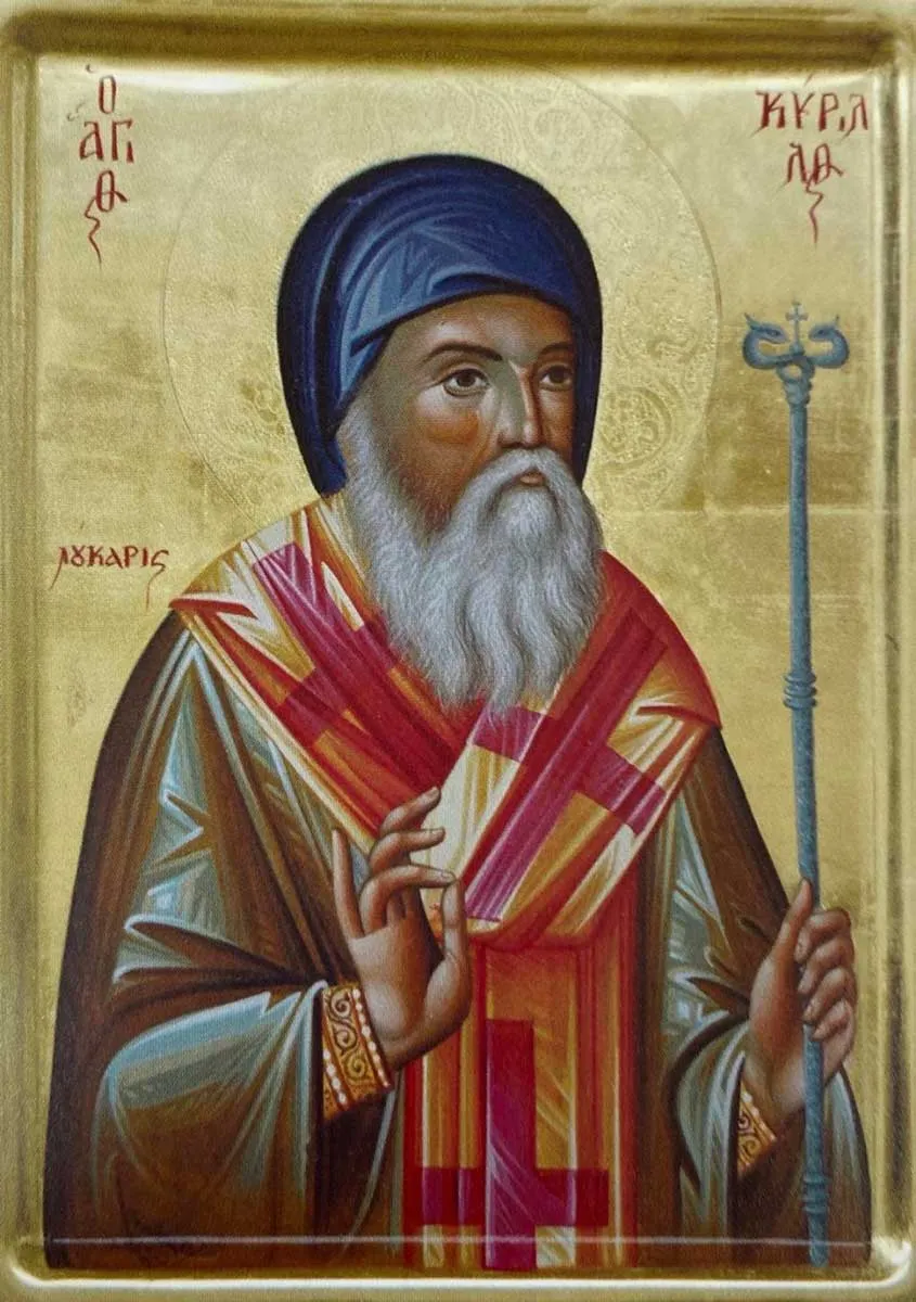 cyril lucaris icon orthodox patriarch