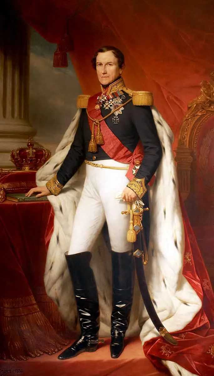 portrait leopold i king of the belgians