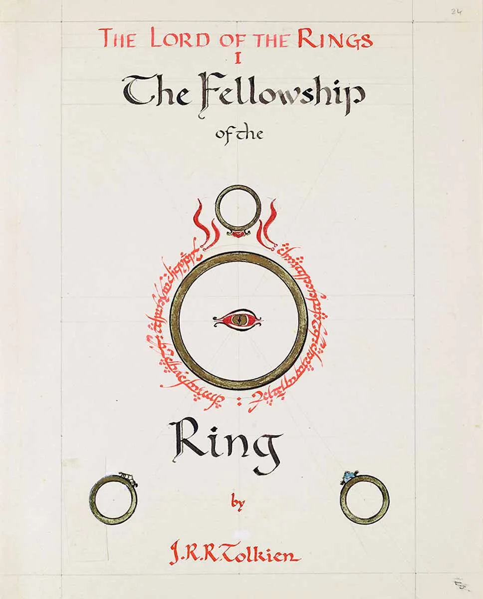 fellowship ring tolkien cover photo