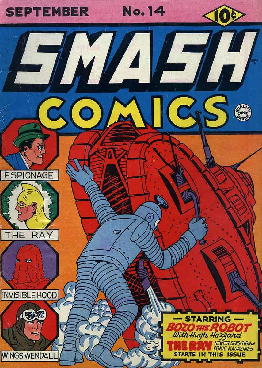 wwii smash comics 1930s