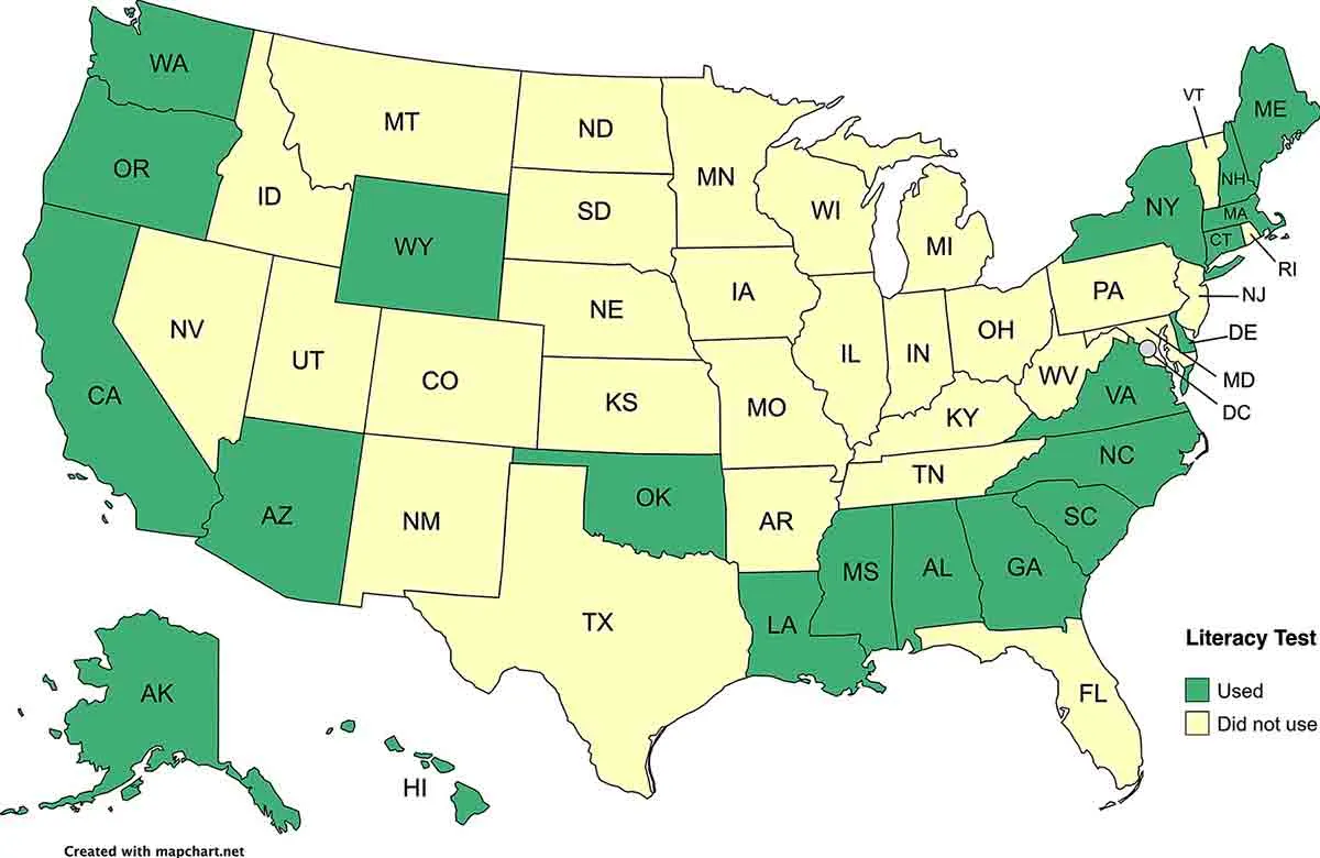 literacy tests united states