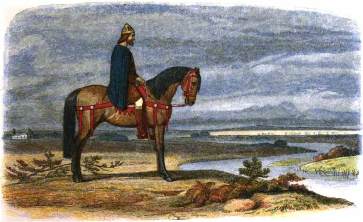 king alfred on horseback