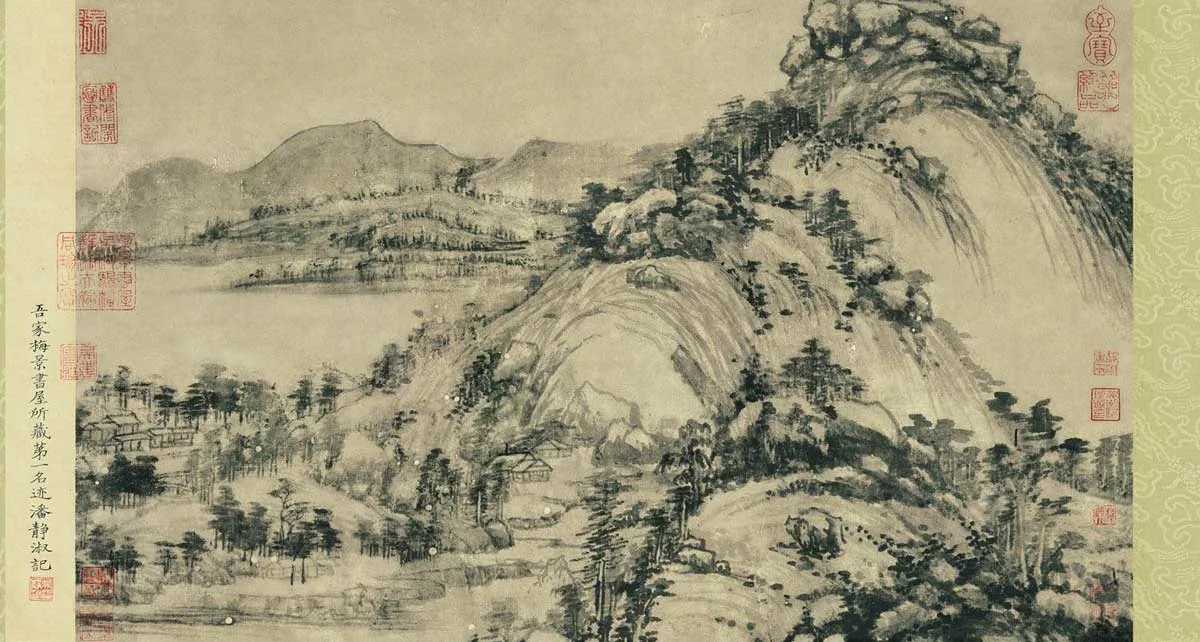 huang gongwang fuchun mountains painting