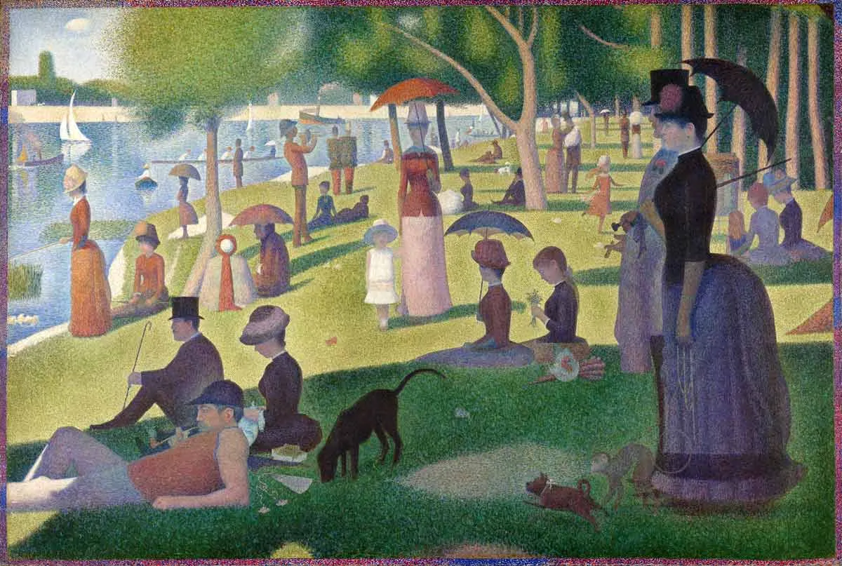 georges seurat sunday on la grande painting