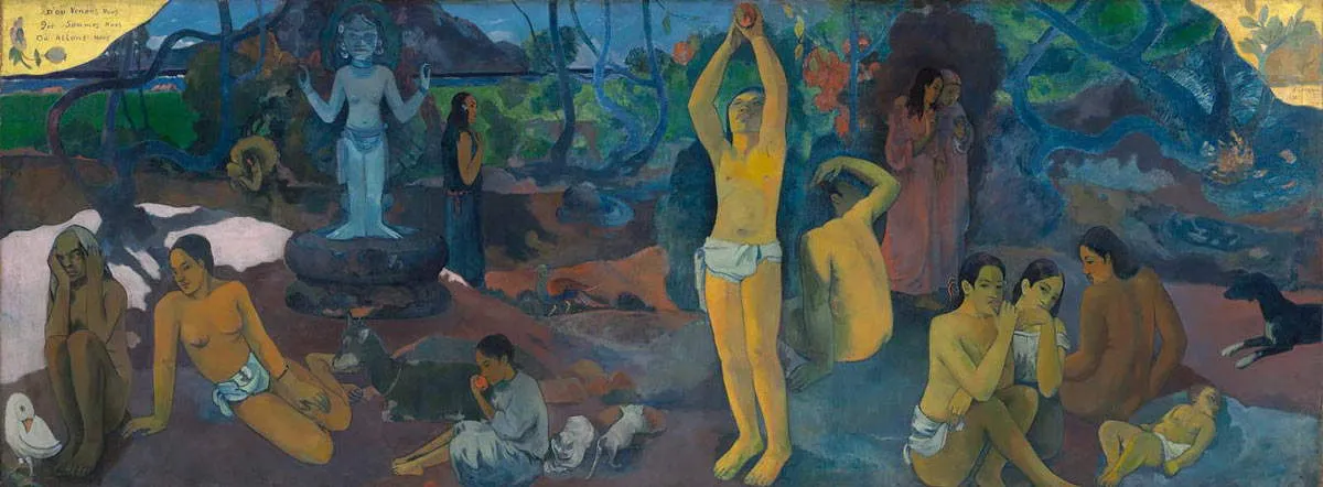 paul gauguin where do we come painting