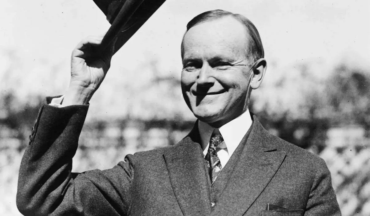 calvin coolidge tip hat