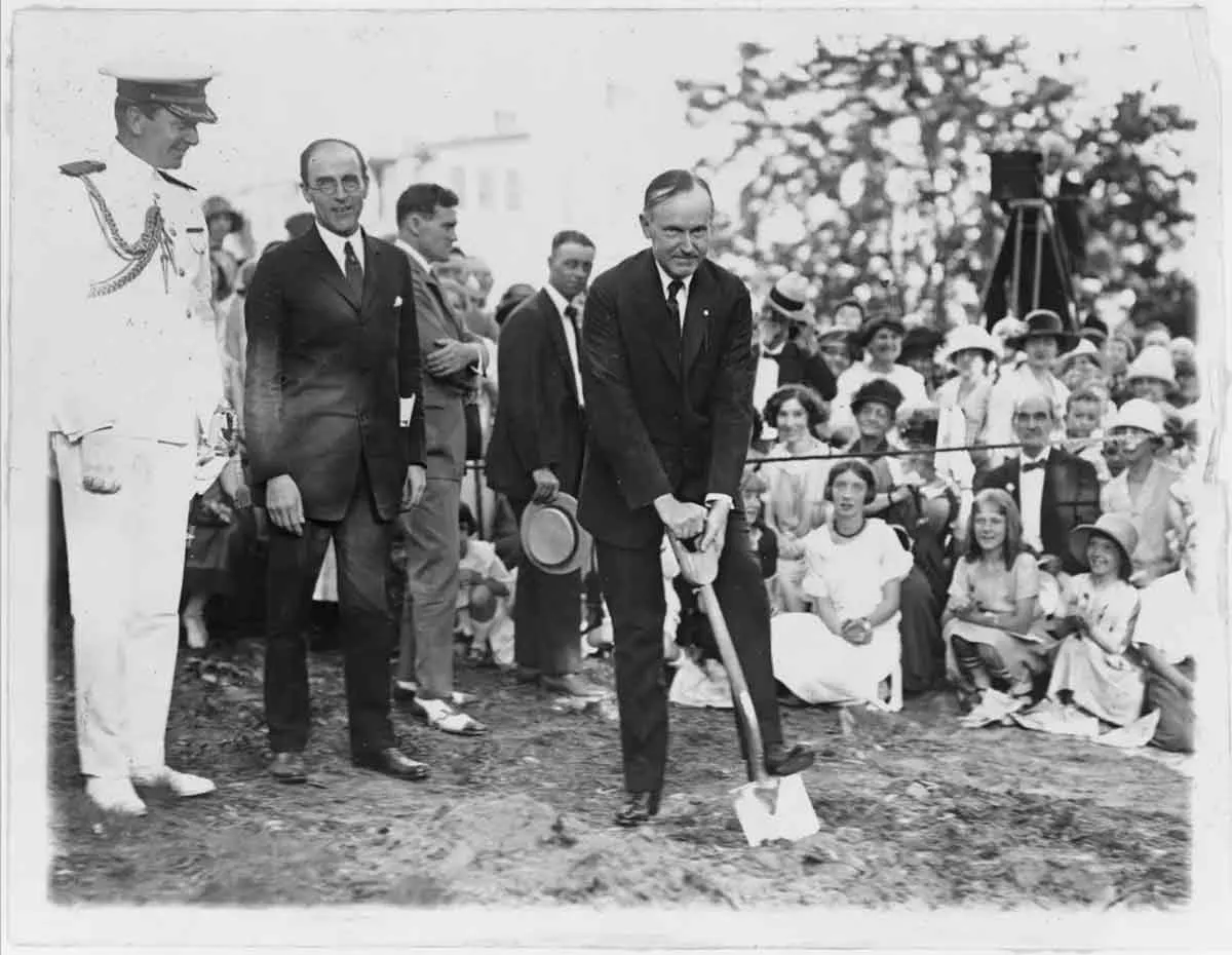 calvin coolidge groundbreaking