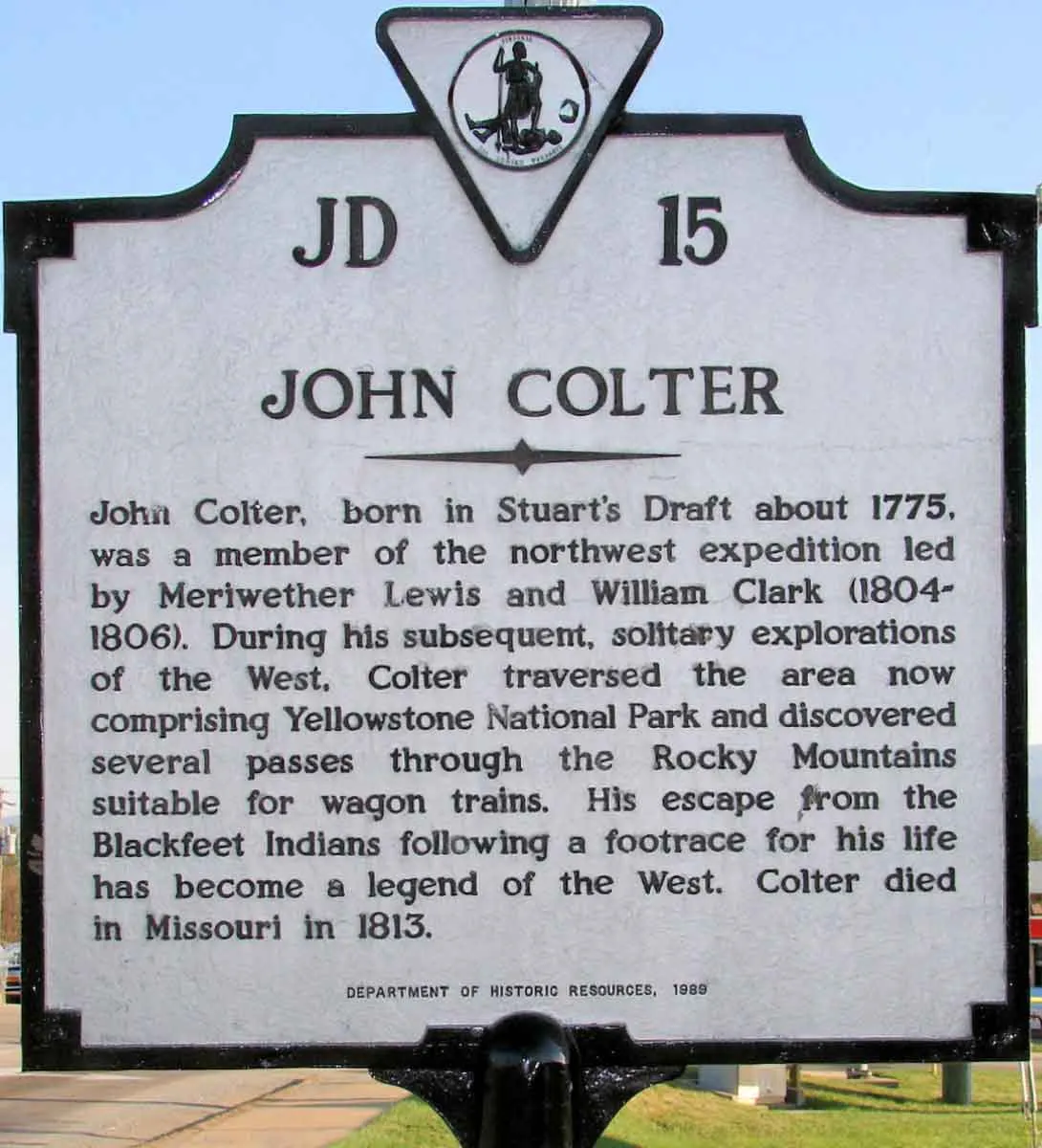 John Colter historical panel