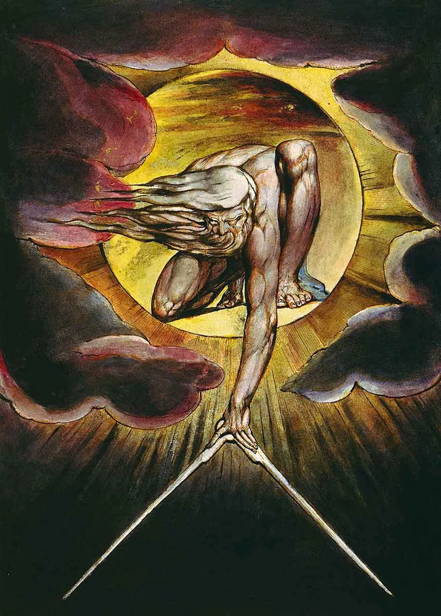 william blake ancient of days painting