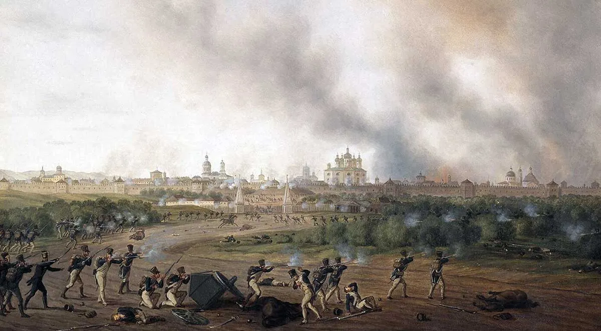 albrecht adam battle of smolensk on 18 august 1812