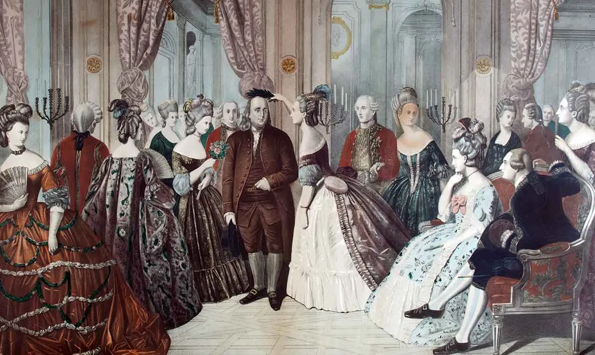 franklins reception at the court of france