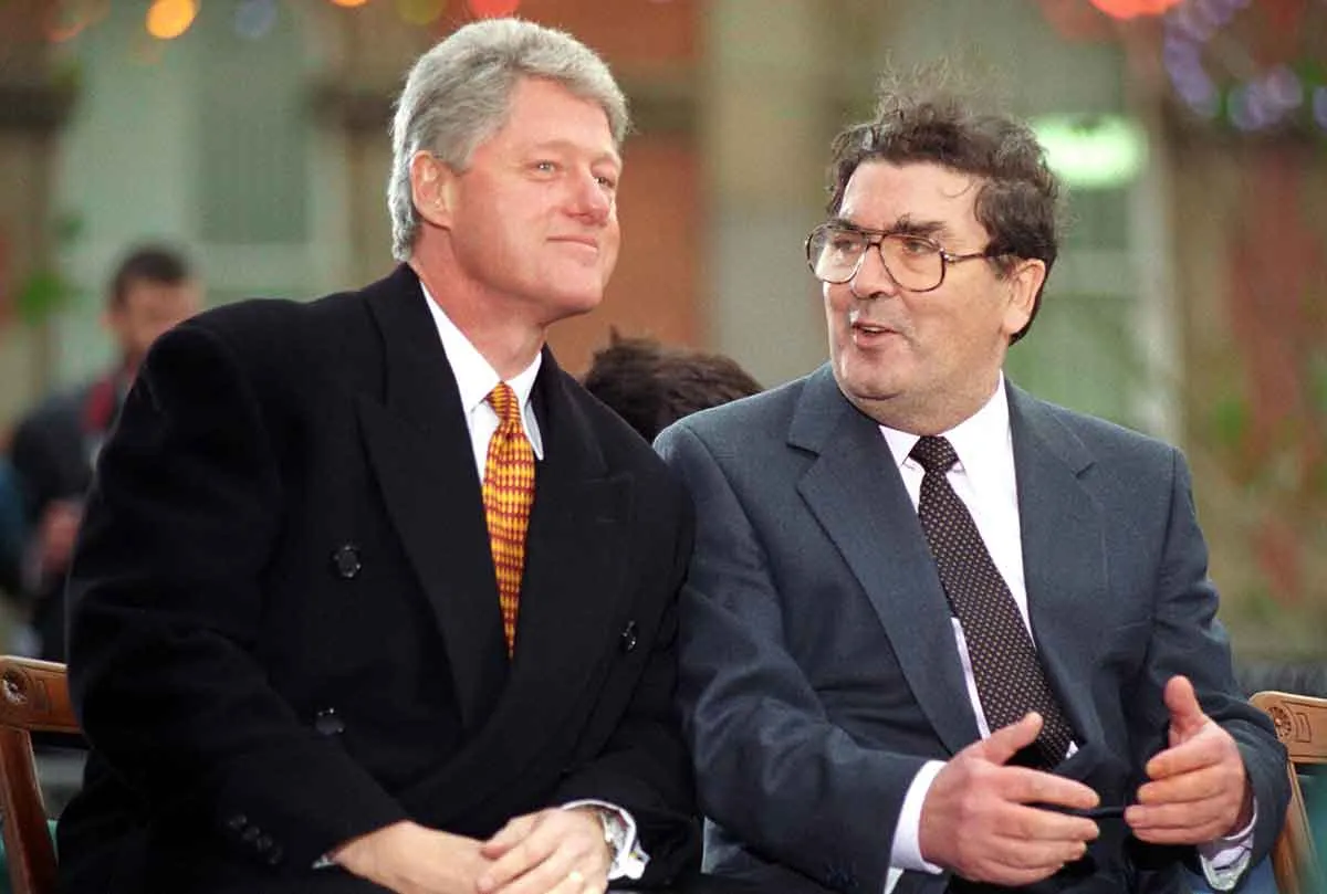 john hume and bill clinton good friday agreement