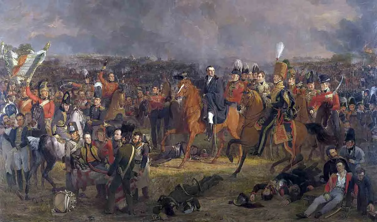 battle of waterloo pieneman duke of wellington