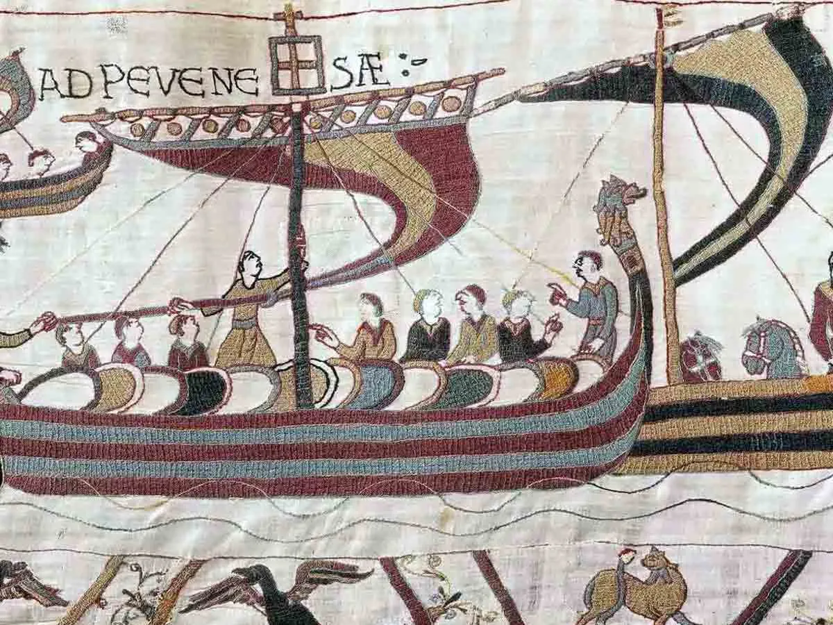 bayeux tapestry viking ships