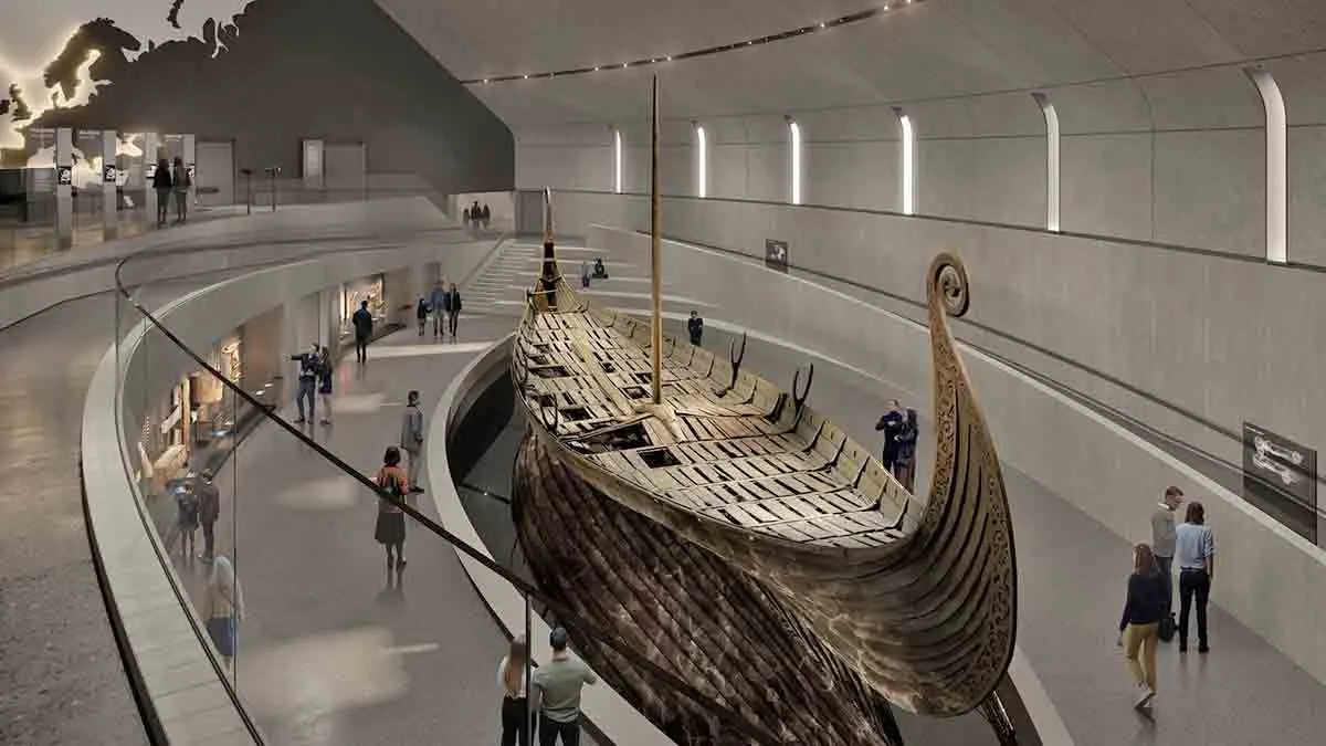 oseberg viking ship norway