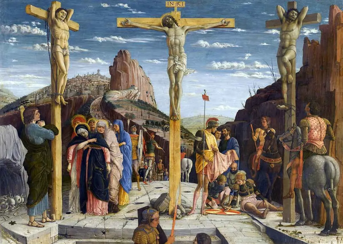 crucifixion painting mantegna