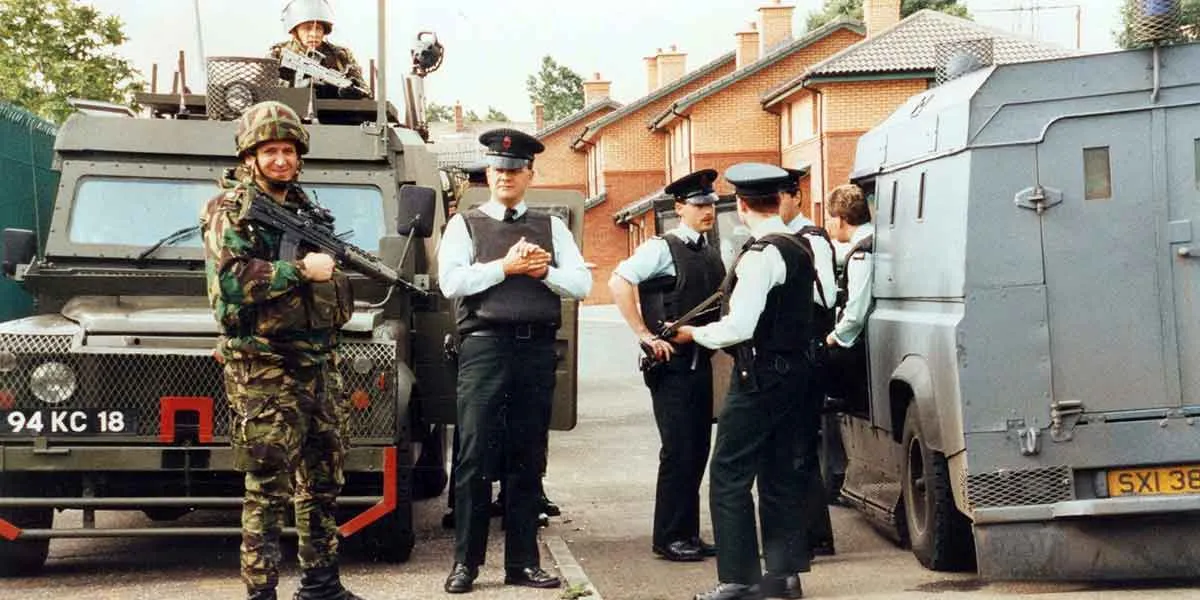 british soldiers ruc men