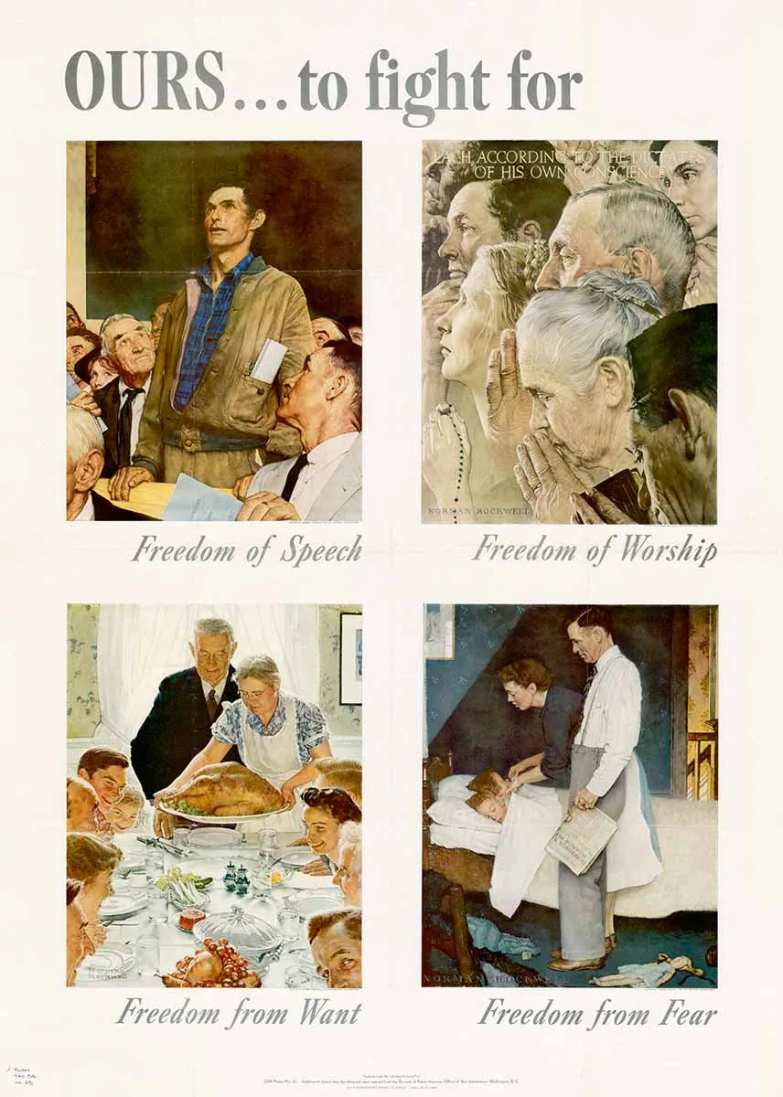 norman rockwell 四大自由(1)