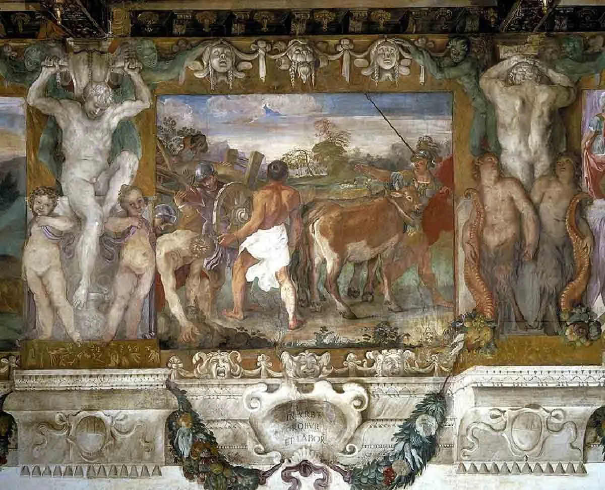 romulus plow fresco