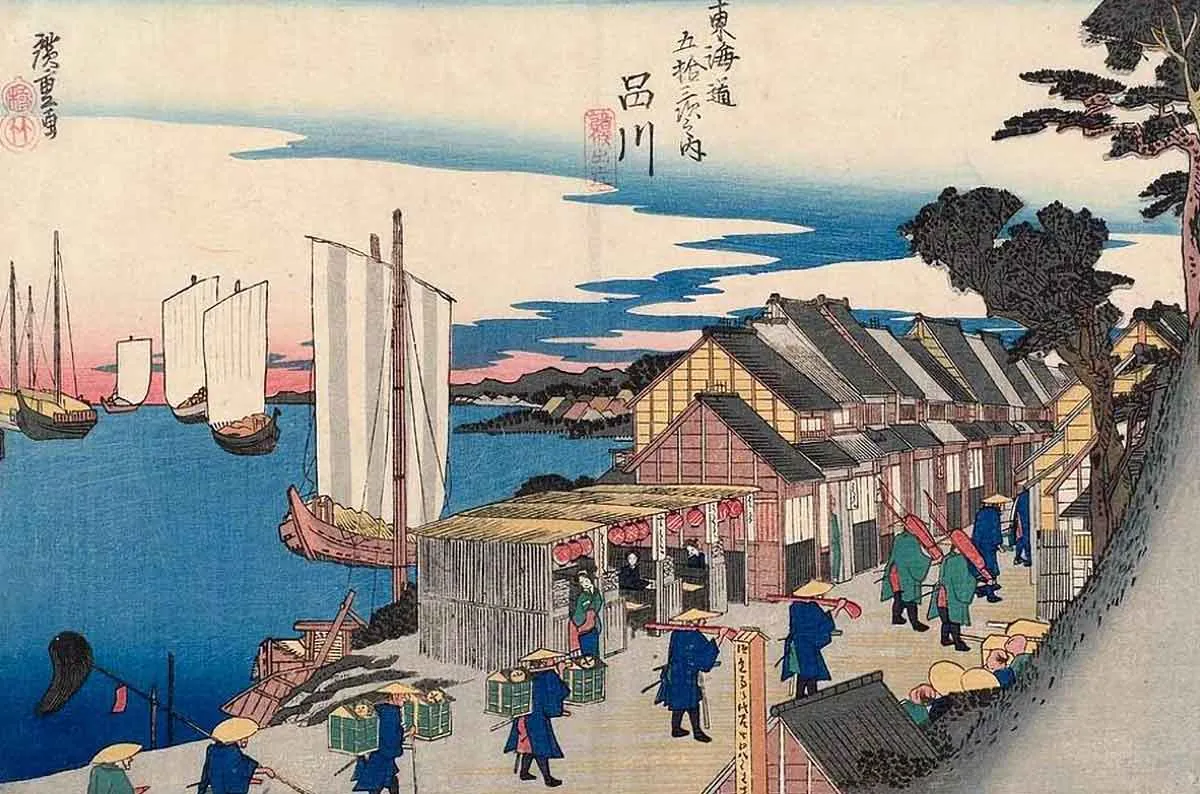 daimyo travelling on takeido japan