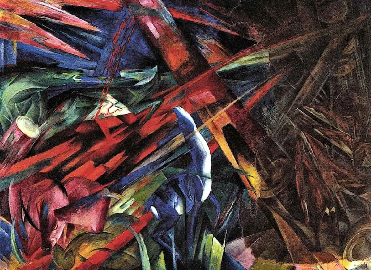 franz marc fate of animals painting