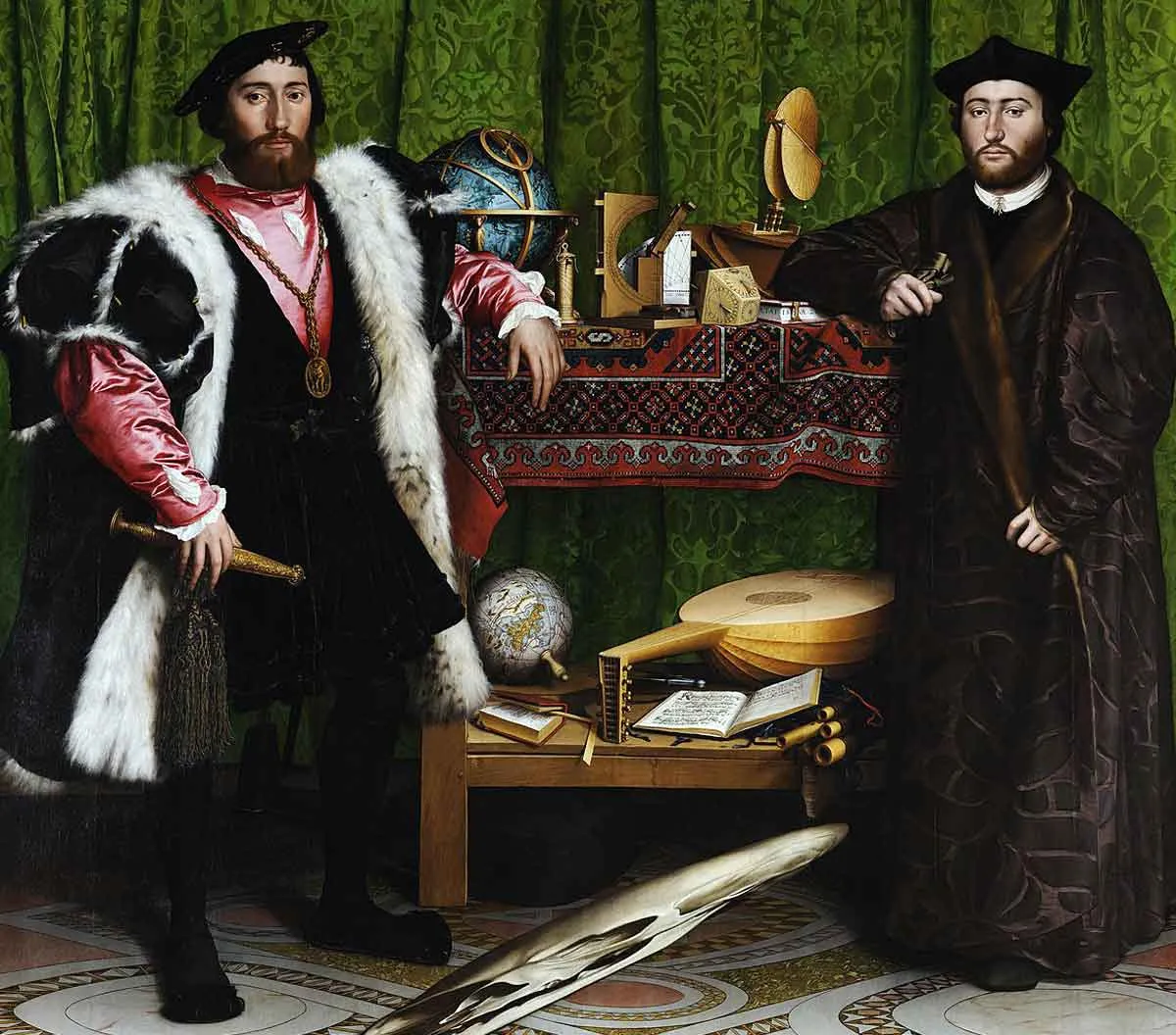 hans holbein younger ambassadors painting