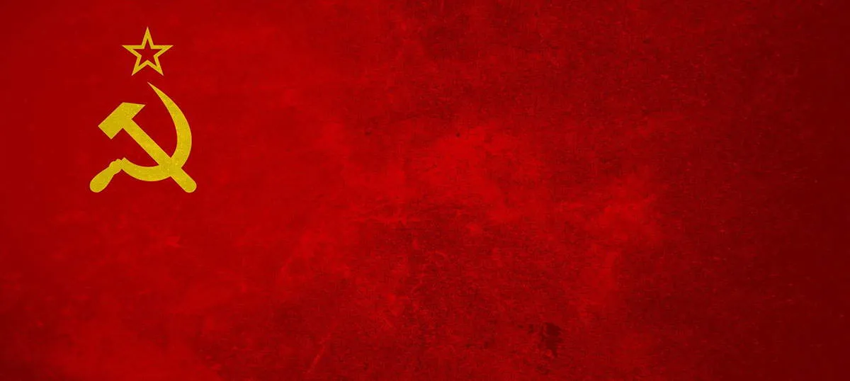 soviet flag background