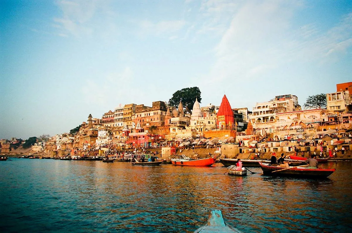 ganges river bank varanasi india