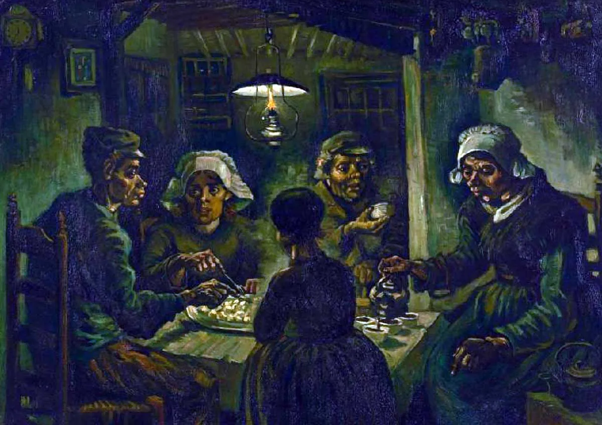 vincent van gogh potato eaters painting