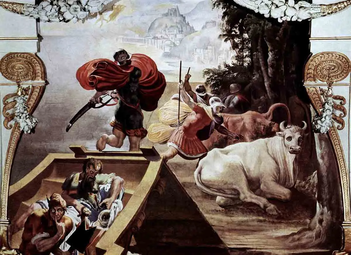 tiballdi odysseus cattle helios fresco