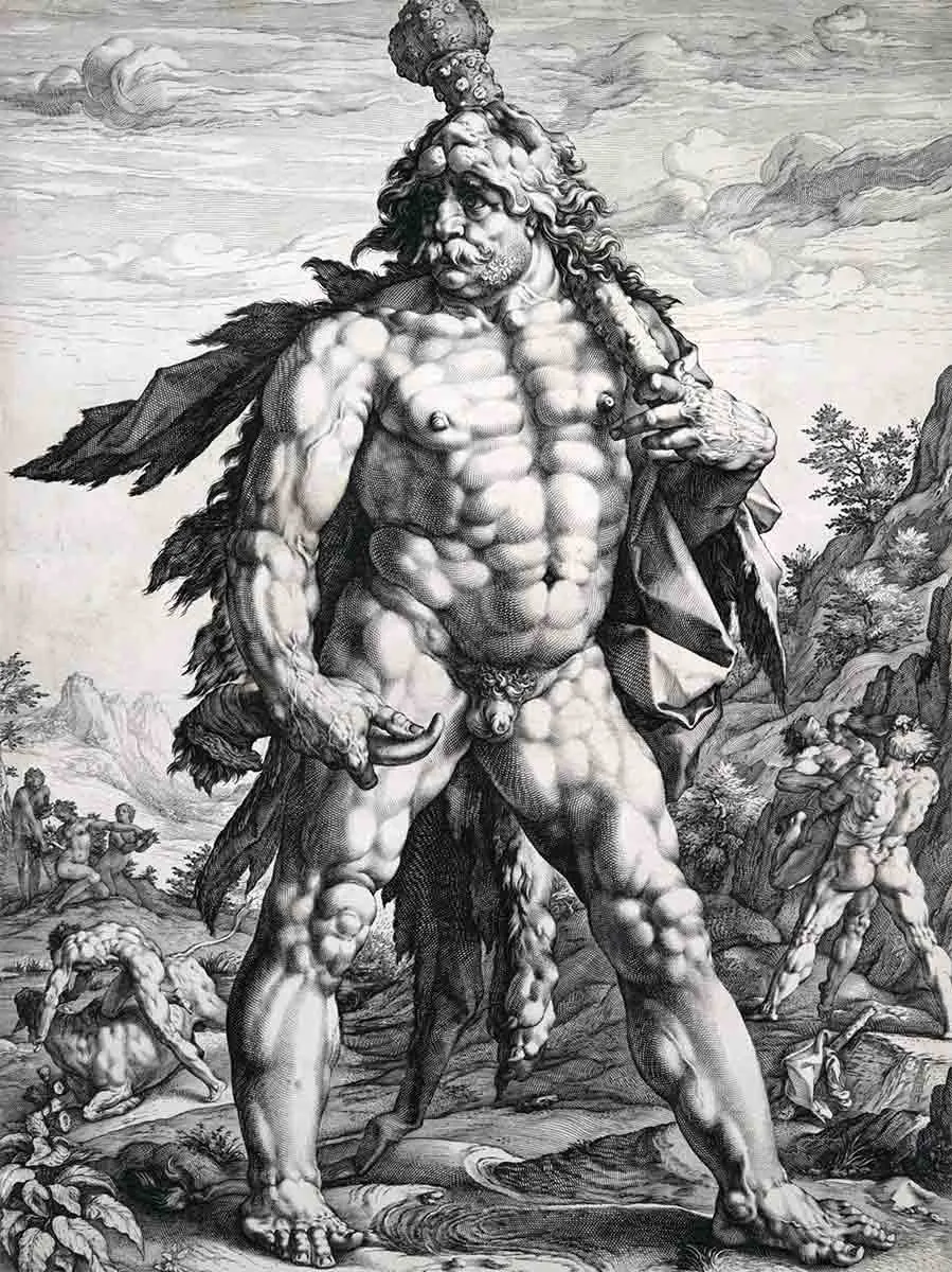 goltzius great hercules etching