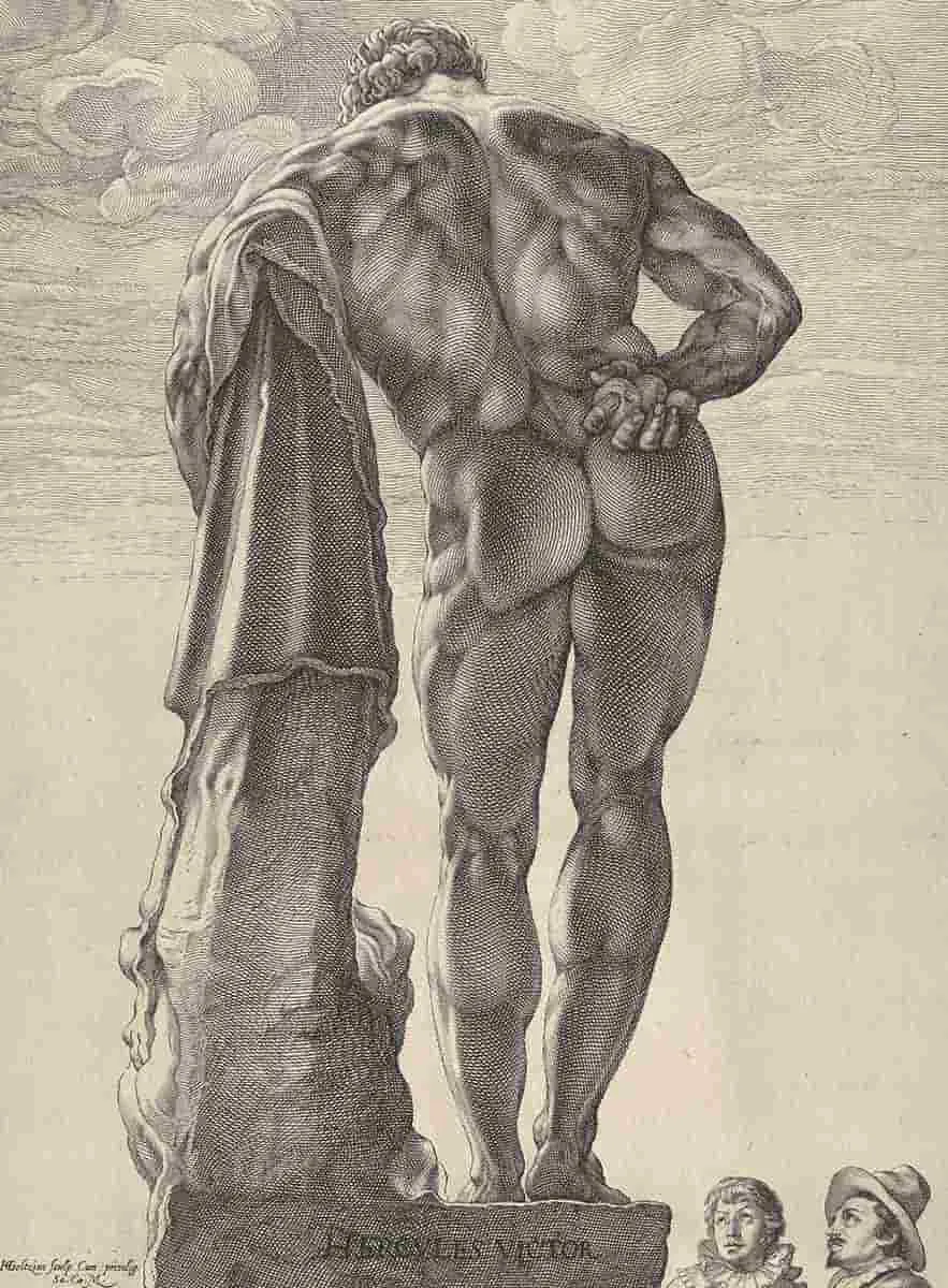 goltzius farnese hercules engraving